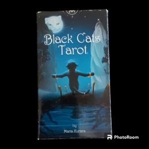 Black Cat Tarot Deck+Guide